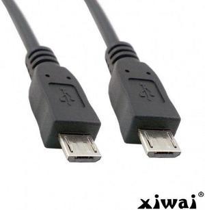 Xiwai Micro USB male to Micro USB Male data charger cable 100cm for S4 i9500 Note2 N7100 Mobile Phone & Tablet