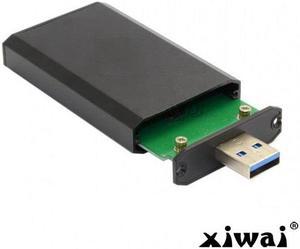 Xiwai Mini PCI-E mSATA to USB 3.0 External SSD PCBA Conveter Adapter Pen Driver Card with Case