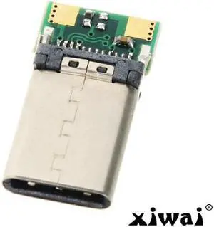 Xiwai DIY USB 3.1 Type C USB-C Male Plug Connector SMT type with PC Board Xiwai DIY USB 3.1 Type C USB-C Male Plug Connector SMT type with PC Board