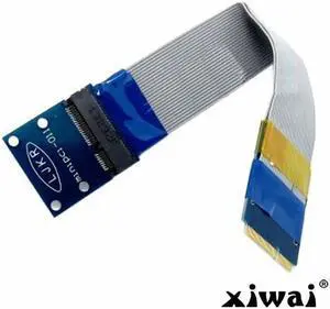 Xiwai Flexible Mini PCI Express PCI-e Mini Card Extender 52pin Male to Female Extension FFC Cable