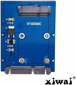 Xiwai Slim Type Mini PCI-E mSATA SSD to 2.5" SATA 3.0 22pin HDD Adapter Hard Disk PCBA