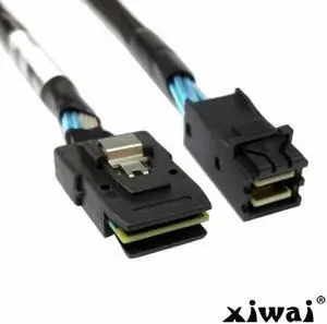 Xiwai Mini SAS SFF-8087 Internal to mini sas High Density HD SFF-8643 data Server hard disk raid Cable 50cm