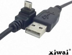 Xiwai up angled 90 degree Micro USB Male to USB Data Charge Cable for i9500 9300 N7100