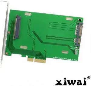 Xiwai PCI-E 3.0 x4 Lane to U.2 U2 Kit SFF-8639 Host Adapter for Intel Motherboard & 750 NVMe PCIe SSD