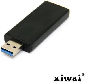 Xiwai 42mm NGFF M2 SSD to USB 3.0 External PCBA Conveter Adapter Card Flash Disk Type with Black Case
