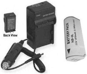 Battery + Charger for Canon Powershot ELPH 520 HS, Canon 520HS, Canon PowerShot N N2