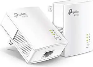 AV1000 Powerline Starter Kit (TL-PA7017 KIT) - Gigabit Port, Plug&Play, Ethernet Over Power, Nano Size, Ideal for Smart TV, Online Gaming, Wired Connection Only