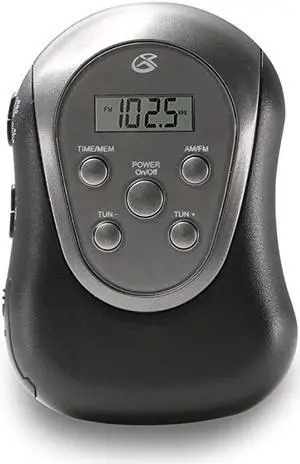 R300S Am/FM Armband Radio with Earbuds,Black