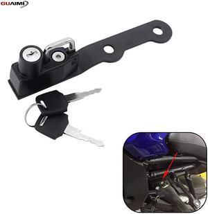 Motorcycle AntiTheft Helmet Lock for Yamaha MT10 20162019 Black