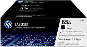 85A | CE285D | 2 Toner Cartridges | Works with  LaserJet Pro M1212nf M1217nfw P1102w P1109w | Black