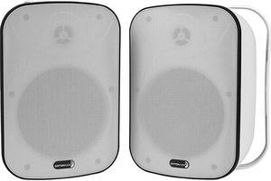 IO65XTW 612 IP66 70100V 8 Ohm IndoorOutdoor 2Way Speaker Pair wRadiator White