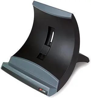 Laptop Stand, Raise Screen Height to Reduce Neck Strain, Position Laptop for Use as Second Monitor or for Zoom Calls, Small Footprint, Sturdy Design, Non-Skid Base, Easy Set-up, Black (LX550)