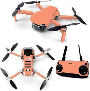 Skin for DJI Mavic Mini Portable Drone Quadcopter Solid Peach | Protective Durable and Unique Vinyl Decal wrap Cover | Easy to Apply Remove and Change Styles | Made in The USA