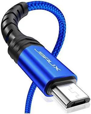 Micro USB Cable Android Charger  2Pack 33FT+66FT Micro USB Android Charger Cable Nylon Braided Cord Compatible with Galaxy S7 S6 J7 Edge Note 5 Kindle MP3 and MoreBlue