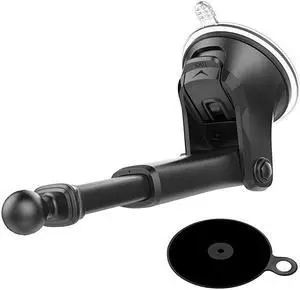 Suction Cup Mount Part with Dashboard Pad Disc 172mm Ball Joint Suction Cup with Adhesive Mounting Disk for Phone Mount Phone Holder Magnetic Mount WindshieldGPS