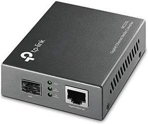 Gigabit SFP to RJ45 Fiber Media Converter | Fiber to Ethernet Converter | 101001000Mbps RJ45 Port to 1000BaseSXLX SFP Slot Supporting MiniGBIC Modules MC220L