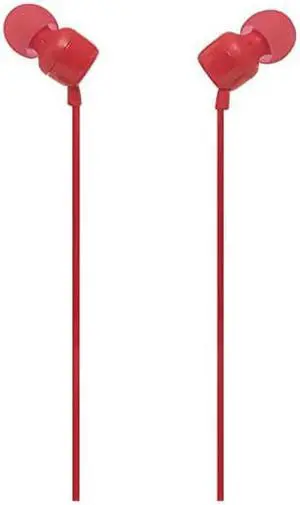 TUNE 110 InEar Headphone with OneButton Remote Red
