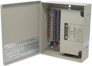18 Channel 20 Amps 12V DC CCTV CCTV Distributed Camera Power Supply Box