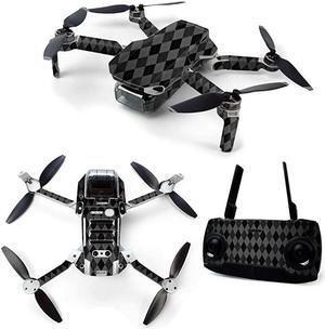 Skin for DJI Mavic Mini Portable Drone Quadcopter Black Argyle | Protective Durable and Unique Vinyl Decal wrap Cover | Easy to Apply Remove and Change Styles | Made in The USA