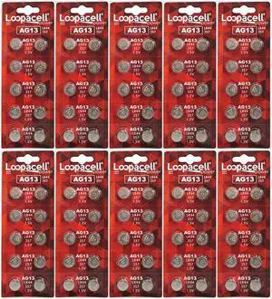 100 Pack  LR44 AG13 357 ButtonCell Batteries