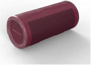 604202613 BRV360 Waterproof Portable Speaker Bluetooth Wireless Technology 360 Degree Speaker Red