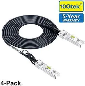 10G SFP+ DAC Cable 10GBASECU Passive Direct Attach Copper Twinax SFP Cable for Cisco SFPH10GBCU2M Ubiquiti DLink Supermicro Netgear Mikrotik ZTE Devices 2Meter65ft