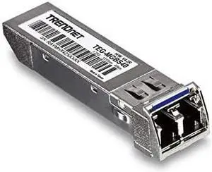 SFP to RJ45 MiniGBIC Single Mode LC Module TEGMGBS40 Up to 40 km SingleMode Fiber LC ConnectorType Connect with a Standard MiniGBIC Slot Duplex LC Connector Lifetime Protection