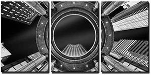 New York City Skyscraper Canvas Art Wall Art 16 x 24 x 3 Panels