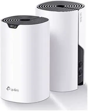 Deco Whole Home Mesh WiFi System Deco S4 Up to 3800 Sqft Coverage WiFi Router and Extender Replacement Gigabit Ports Parental Controls Works with Alexa 2Pack
