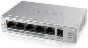 5 Port Gigabit Unmanaged 4 x PoE+ with 60 Watt Budget GS1005HP