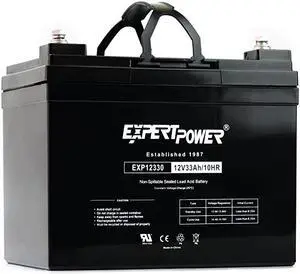 12v 33ah Rechargeable Deep Cycle Battery EXP1233