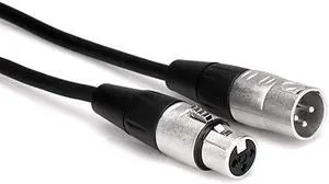 HXX050 REAN XLR3F to XLR3M Pro Balanced Interconnect Cable 50 Feet