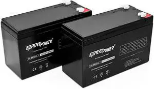 Standard 12V 7AH Rechargeable SLA Battery EXP12702 2 Pack