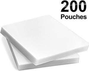 200 Pack Laminating Sheets 85 x 11 Inches 3 Mil Clear Thermal Laminating Pouches Lamination Sheet Paper for Laminator Round Corner Letter Size