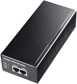 POE300 60W Gigabit Ultra PoE+ Injector Up to 60W Ultra Power Supply 101001000Mbps Shielded RJ45 IEEE 8023af8023at Compliant Not Support 8023 btPoE++ Passive PoE Metal housing