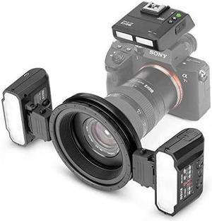 MKMT24S 24G Wireless Macro Twin Lite Flash for Sony A9 A7III A7IIK A7RIII A6400 A6300 A6000 A6500 A6600 and Other MI Hot Shoe Mount Mirrorless Cameras