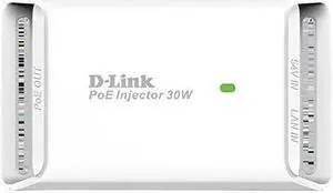 PoE Injector Adapter 1 Port Gigabit Power Over Ethernet DC Powers IP Camera Access Points VoIP Phones DPE301GI