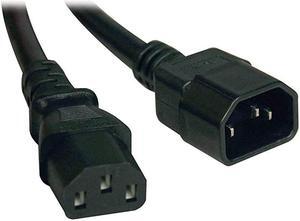 HeavyDuty Power Extension Cord 15A 14AWG IEC320C14 to IEC320C13 2ftP005002