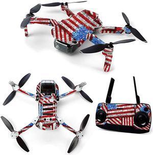 Skin for DJI Mavic Mini Portable Drone Quadcopter Flag Drips | Protective Durable and Unique Vinyl Decal wrap Cover | Easy to Apply Remove and Change Styles | Made in The USA