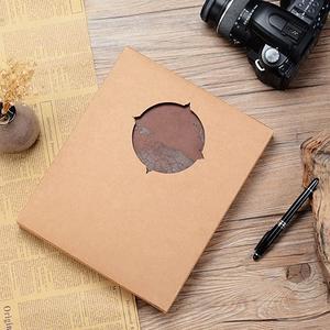 Scrapbook Album Travel Album Leather Photo AlbumWorld Map Vintage DIY Memory Photo Book 60 Pages Our Adventure Book Scrape Book for Birthday Anniversary Wedding