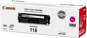 Genuine Toner Cartridge 118 Magenta 2660B001 1 Pack for Color imageCLASS MF8350Cdn MF8380Cdw MF8580Cdw MF729Cdw MF726Cdw LBP7200Cdn LBP7660Cdn Laser Printers Genuine Toner Cartridge 118 Magenta 2660B001 1 Pack for Color imageCLASS MF8350Cdn MF8380Cdw MF8580Cdw MF729Cdw MF726Cdw LBP7200Cdn LBP7660Cdn Laser Printers