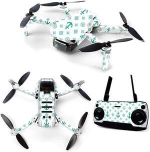Skin for DJI Mavic Mini Portable Drone Quadcopter Teal Designer | Protective Durable and Unique Vinyl Decal wrap Cover | Easy to Apply Remove and Change Styles | Made in The USA