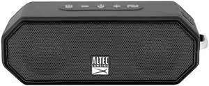IMW449 Jacket H2O 4 Rugged Floating Ultra Portable Bluetooth Waterproof Speaker with up to 10 Hours of Battery Life 100FT Wireless Range and Voice Assistant Integration Black