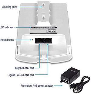 14 DBI WiFi AC867 Outdoor Directional Poe Access Point 14 DBI Directional Antennas for PointtoPoint WiFi Bridging Applications 5GHz AC867 TEW840APBO