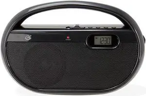 Inc. R602B Portable AM/FM Radio with Digital Clock and Line Input (Black) Inc. R602B Portable AM/FM Radio with Digital Clock and Line Input (Black)