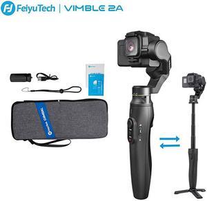 Vimble 2A 3Axis Gimbal Stabilizer Telescoping Handheld for GoPro Hero 7654 SJCAM YICAM 4k Sports Camera with Mini Tripod