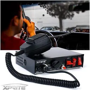 200 Watt 8 Tones Emergency Warning Siren PA System Kit wHandheld Microphone Light Control Switches Speaker Not Included