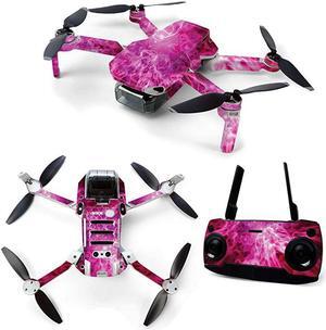 Skin for DJI Mavic Mini Portable Drone Quadcopter Red Mystic Flames | Protective Durable and Unique Vinyl Decal wrap Cover | Easy to Apply Remove and Change Styles | Made in The USA