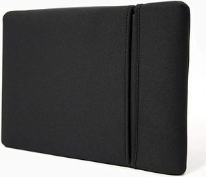 Portable Monitor Protective Case Sleeve Compatible with  USB Monitor 125 Screen Slim Lightweight Portable for Easy Travel Durable Stretchy Neoprene Material Black