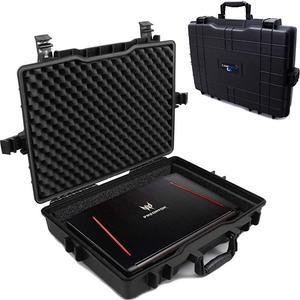 Waterproof Laptop Hard Case for 15  17 inch Gaming Laptops and Accessories  Rugged Heavy Duty Laptop Case for 156 and 173 inch Alienware Asus Razer Lenovo MSI Acer Dell Notebook